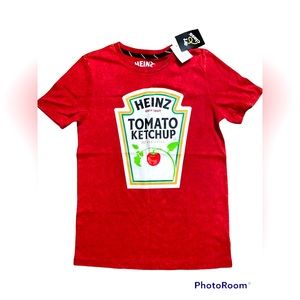 COPY - Heinz EST. 1869 Tomato ketchup size LG 12/14 brand new unisex